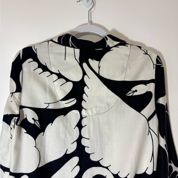 Cecilia Pettersson for Anthropologie Flannel Button-Down Pajama Top Size Small - Picture 11 of 13